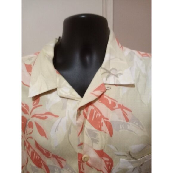 Nat Nast Luxury Originals Men's Shirt Large L Floral Button Up Short Sleeve - Picture 6 of 11